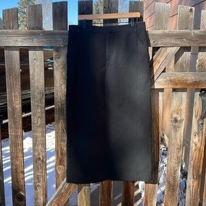 Zara Black trouser full length maxi pencil skirt